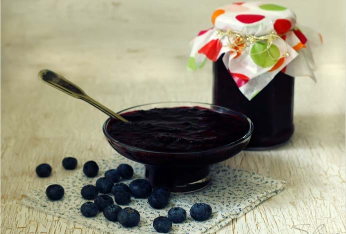 Голубику используют для приготовления варенья