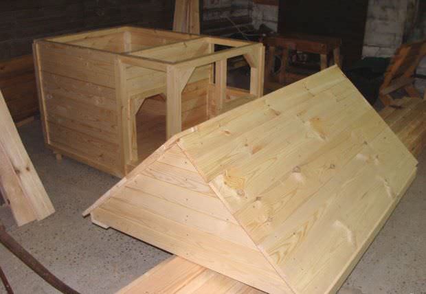 Крыша будки должна быть съемной