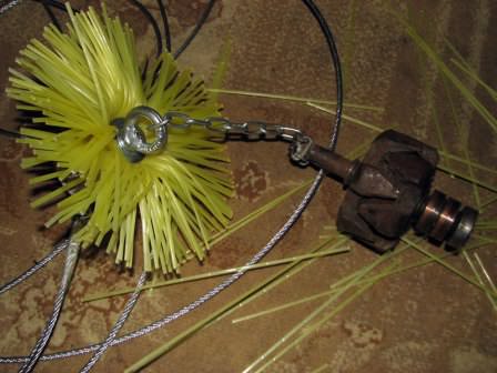 Стандартная чистка сажи, с помощью специального оборудования