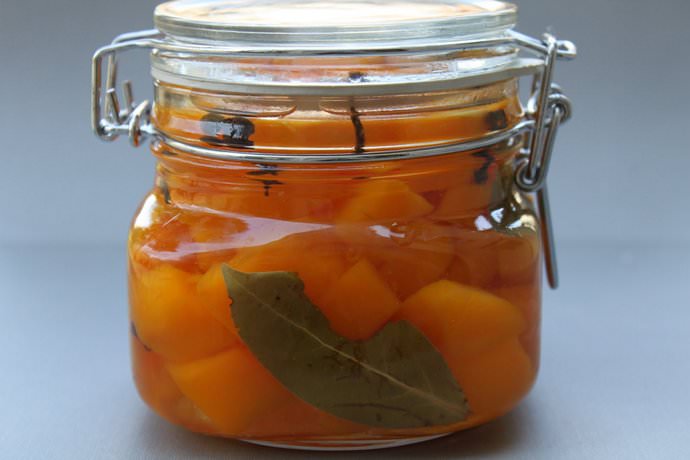 Сладкая тыква в сочетании с ананасовым соком приобретает необычный вкус