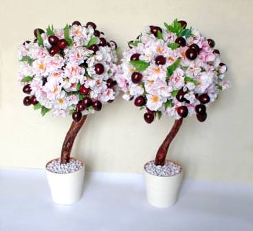 Топиарий на день рождения можно сделать любому человеку