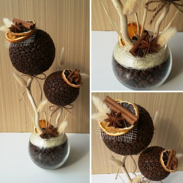 Делать топиарии очень даже бюджетно, так как собрать такое дерево можно из подручных материалов