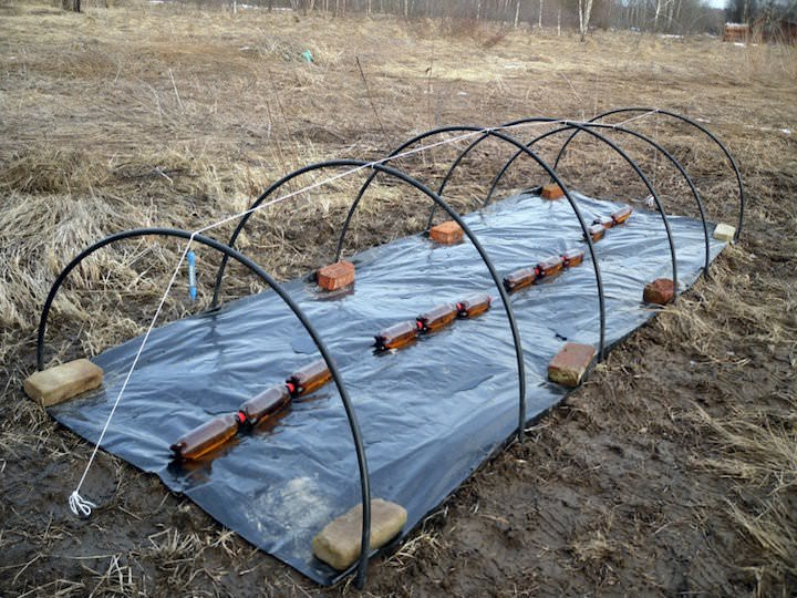 Дуги для парника: производство своими руками