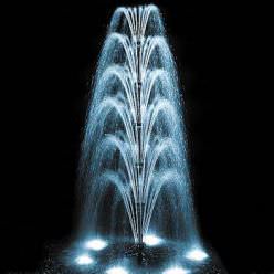 С помощью насадок соответствующих форм можно добиться рисунков в виде перевернутого тюльпана, других цветов, песочных часов, а также создавать фонтаны из нескольких ярусов