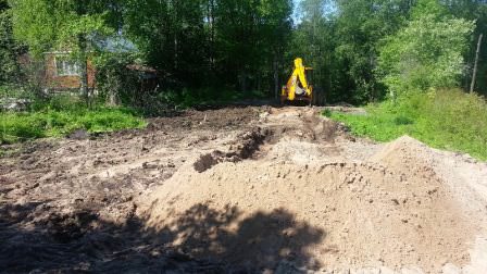 Геопластика участка для нового строительства