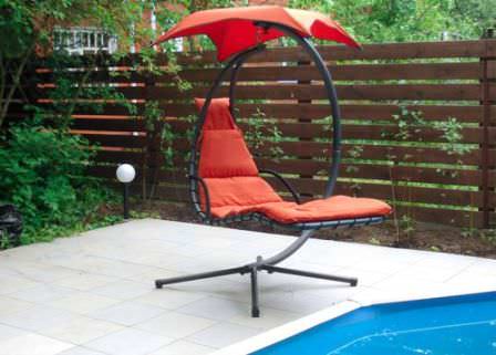 Гамак-качели — удобно и стильно для любой территории