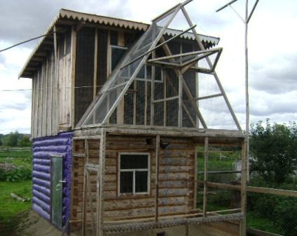 Заранее определите место установки голубятни на территории дачи