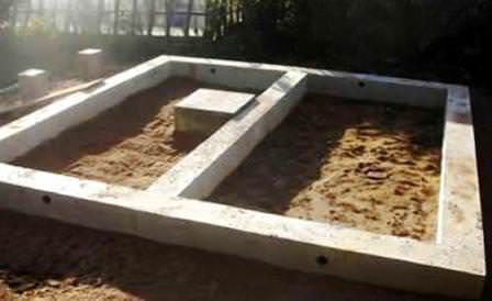 Заливаем фундамент для установки каркаса и строительства голубятника