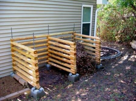 Еще одна идея организации компостного ящика