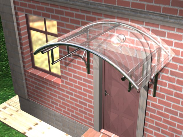 Очень важно правильно выбрать стиль и направление козырька для крыльца