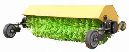 Щетка для мини-трактора — дополнительное оборудование для работ на дачной территории!