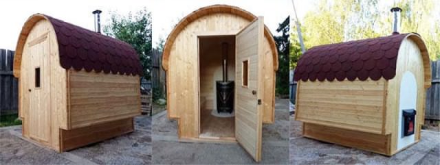 Экономичность. За счет небольшого размера, баня расходует очень мало топлива. Вам необходимо только хорошо нагреть камни, которые будут укладываться на печь