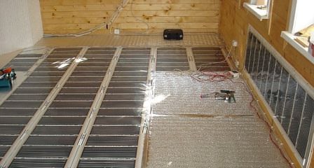 Альтернатива привычному отоплению — маты и пленки теплого пола в дачном доме!