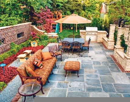 Патио на даче — красота, удобство, уют