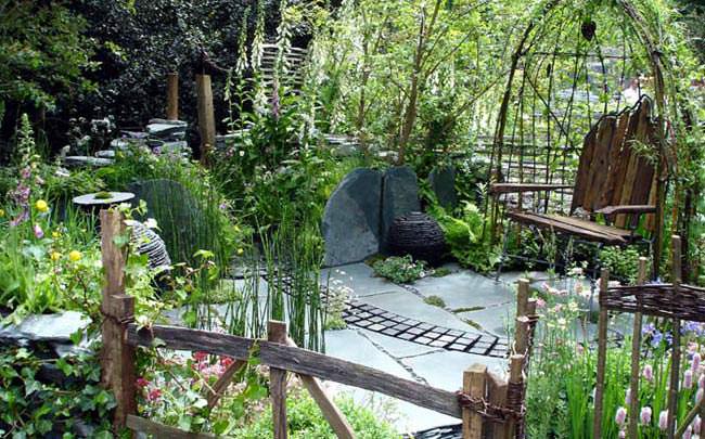 Романтический стиль в ландшафтном дизайне