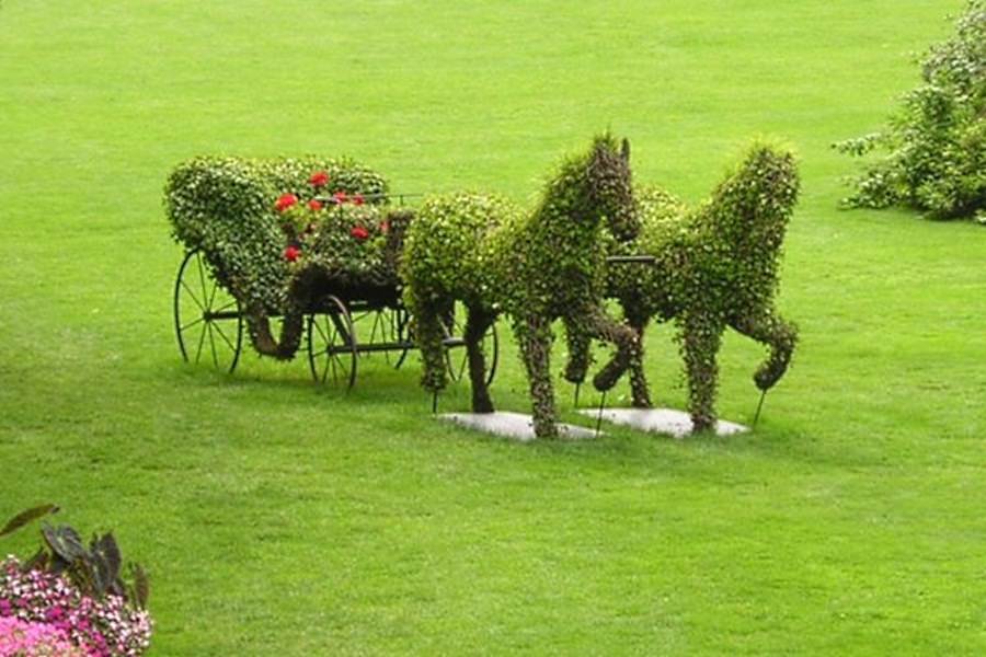 Изготовление садовых фигур животных