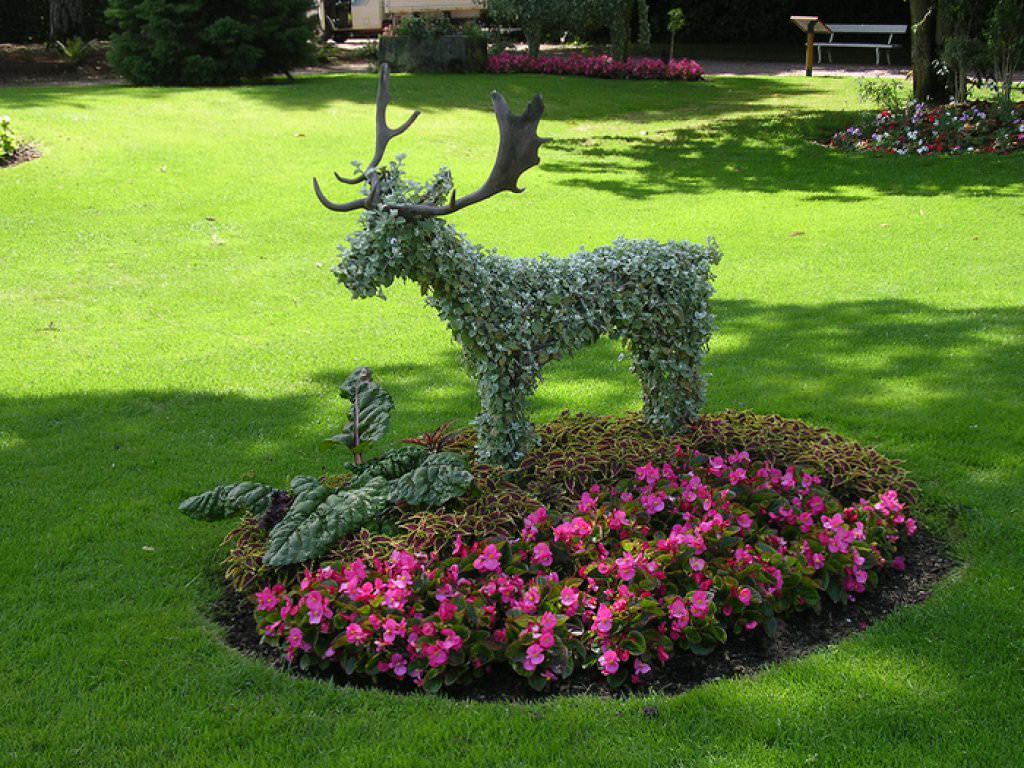 Изготовление садовых фигур животных