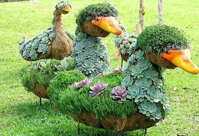 Изготовление садовых фигур животных
