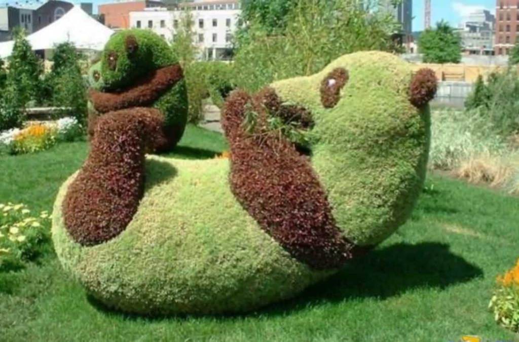 Изготовление садовых фигур животных