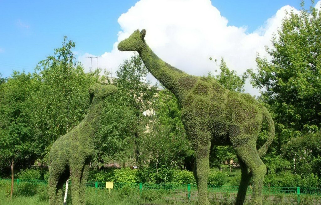 Изготовление садовых фигур животных