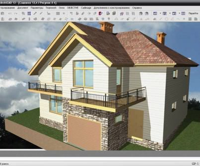 Использование Archi Cad для создания построек на дачном участке
