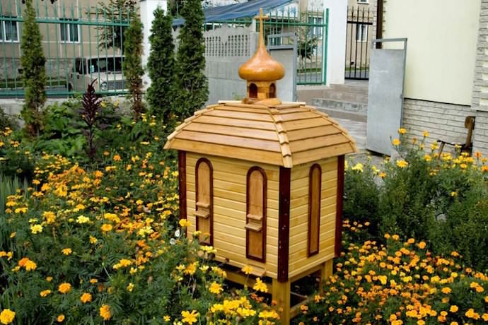 Декоративный улей может иметь любой вид
