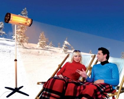 Инфракрасные электрические уличные обогреватели и принцип их действия