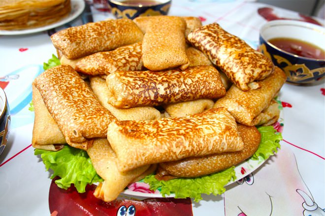 Блины с начинкой не залежатся на столе