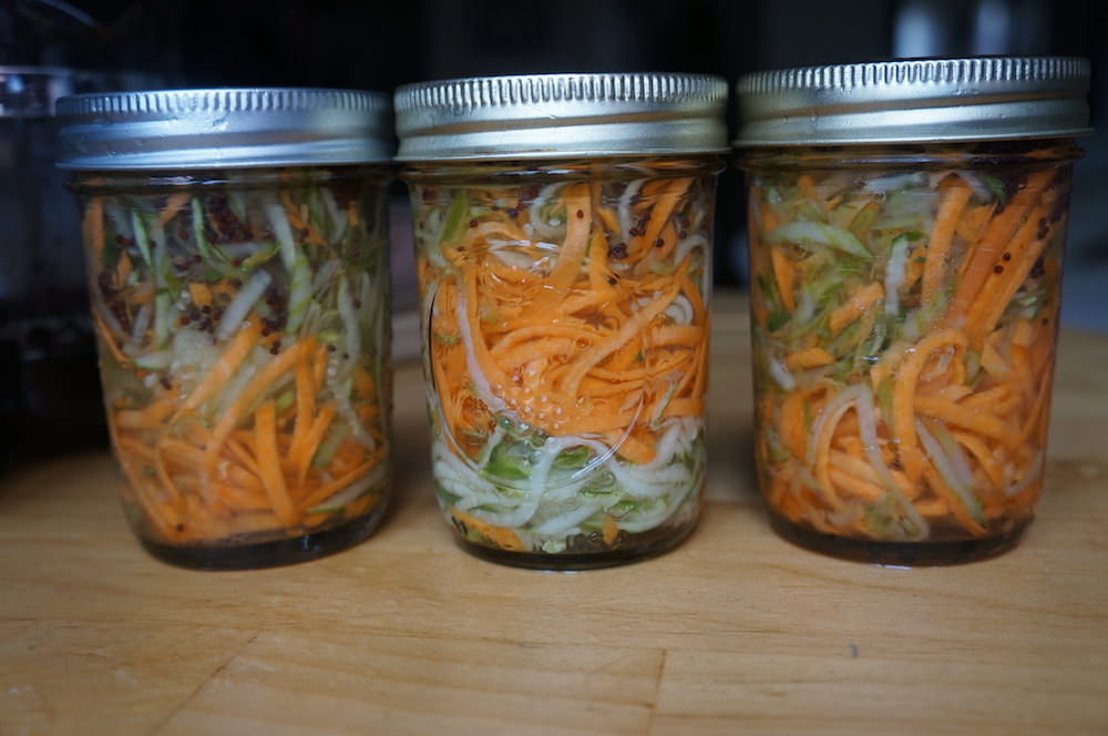 Эти кабачки по-корейски готовятся очень быстро