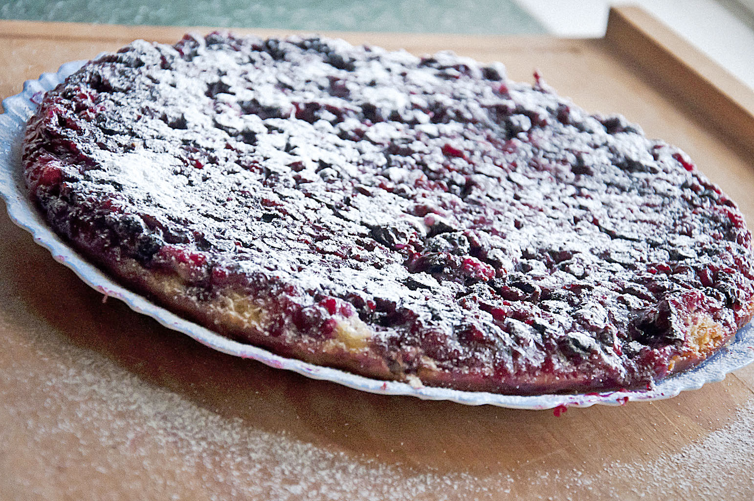 Ягодные большие пироги лучше печь открытыми