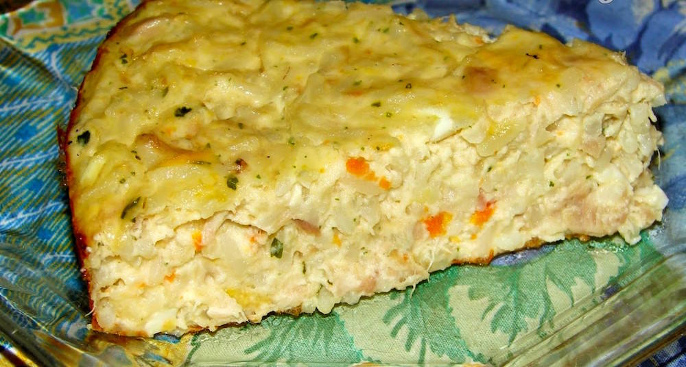 Запеканка получается очень сытной