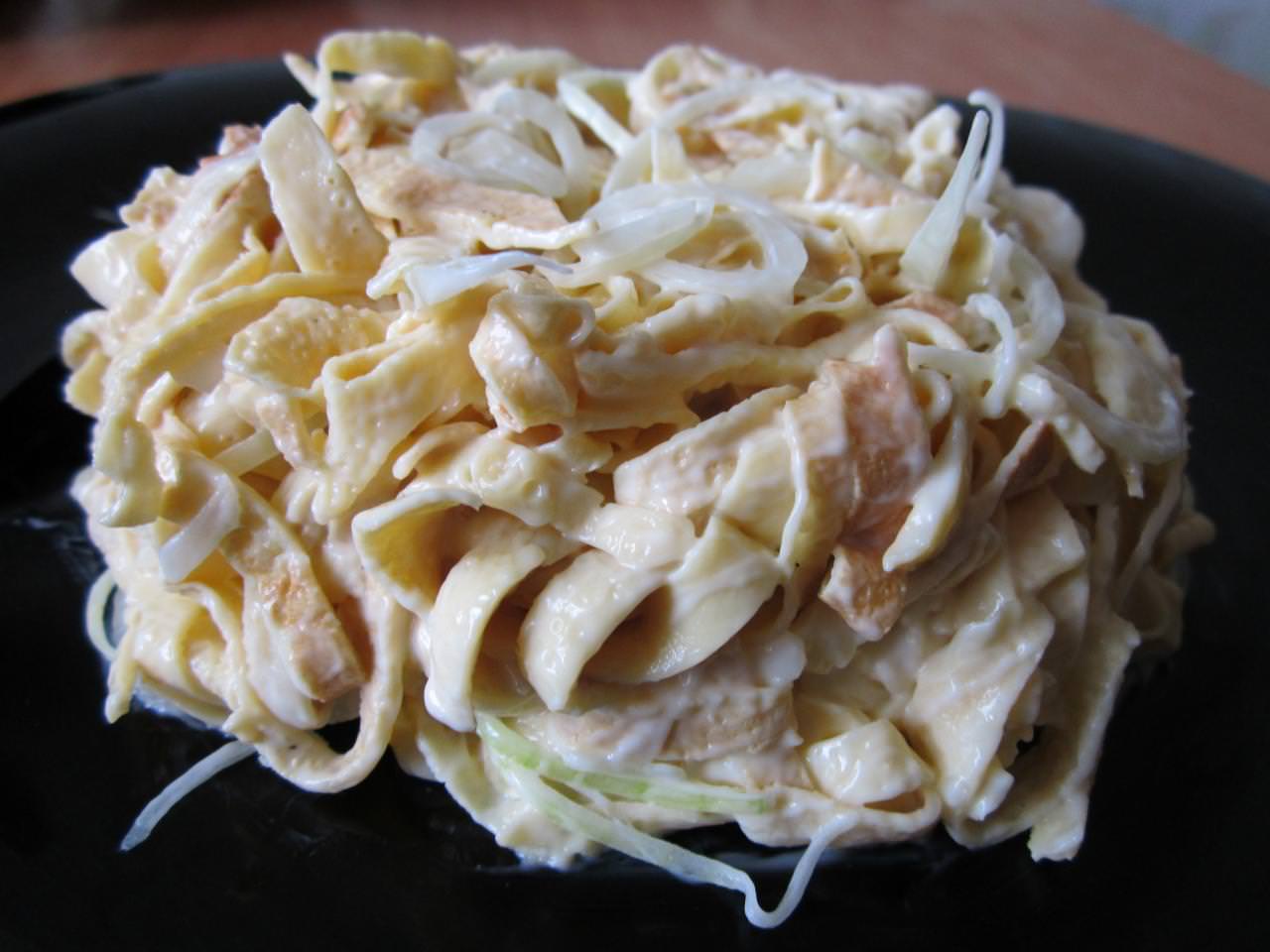 На приготовление салата не уйдёт много времени