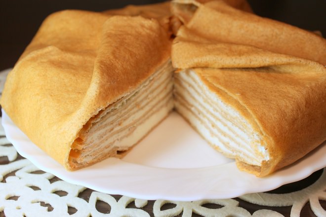 Такой торт получается очень вкусным