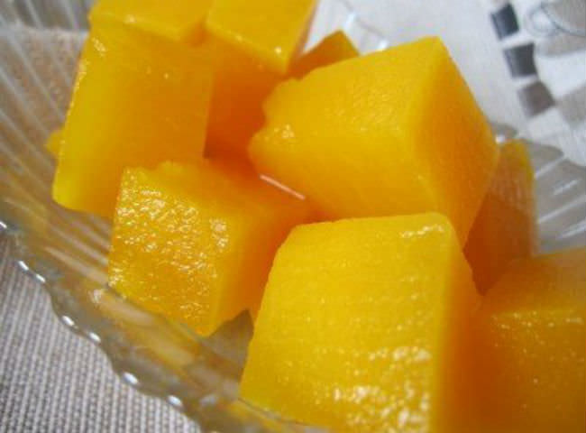 Вот так будет выглядеть готовый кабачок – по вкусу почти не отличается от ананаса