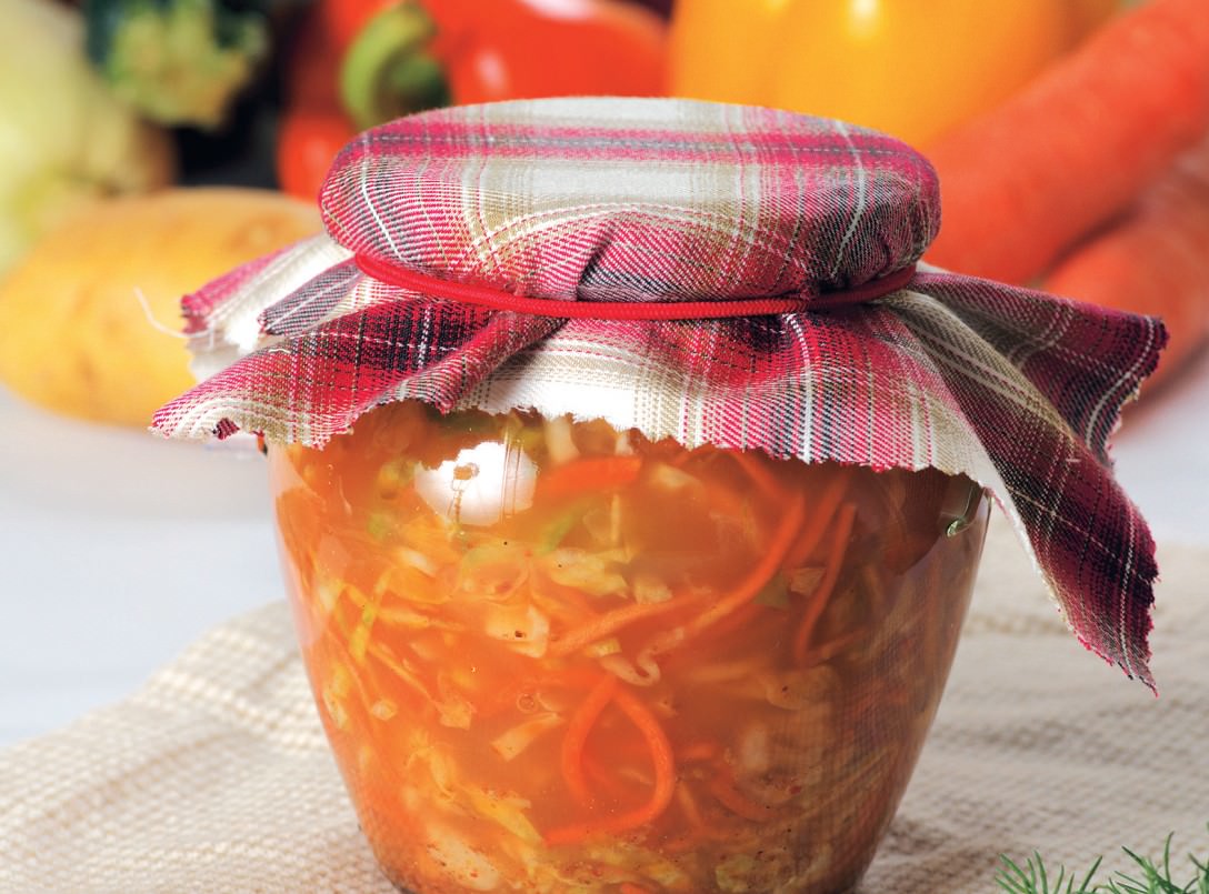 Заготовка получается не только вкусной, но и красивой